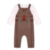 Tiger Knit Baby Overall Set - DIGS