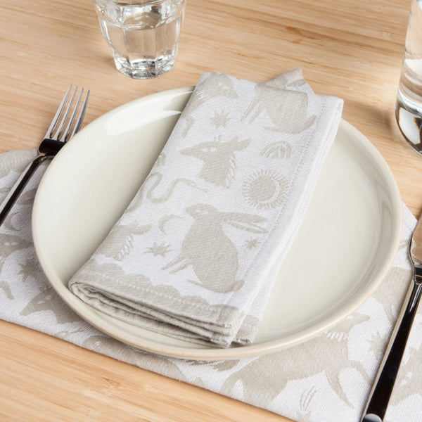 Timber Woven Cotton Napkins, Set/4 - DIGS