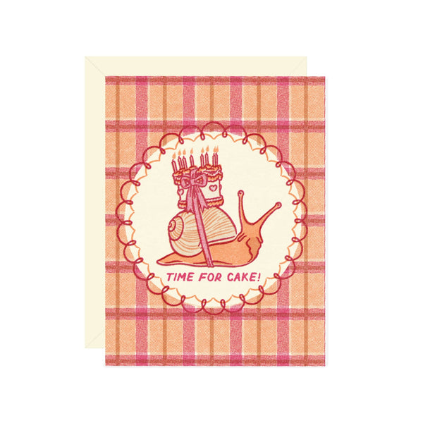 Time for Cake Birthday Card - DIGS