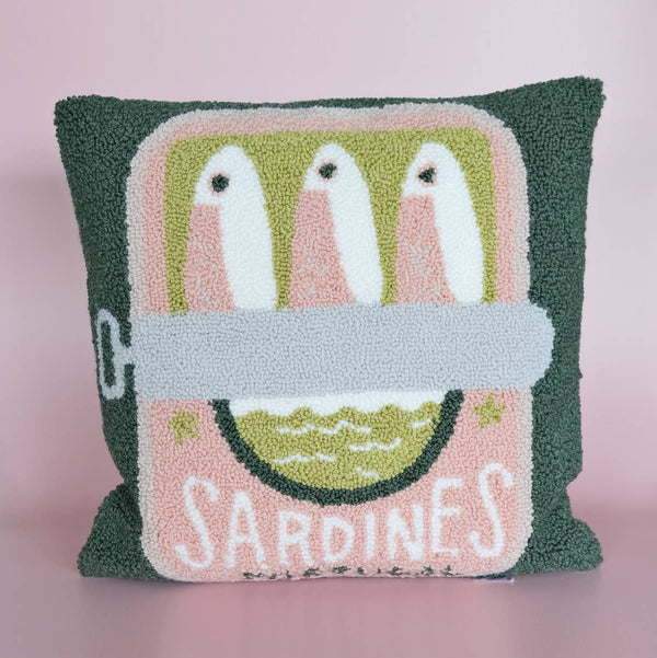 Tinned Fish Throw Pillow - DIGS