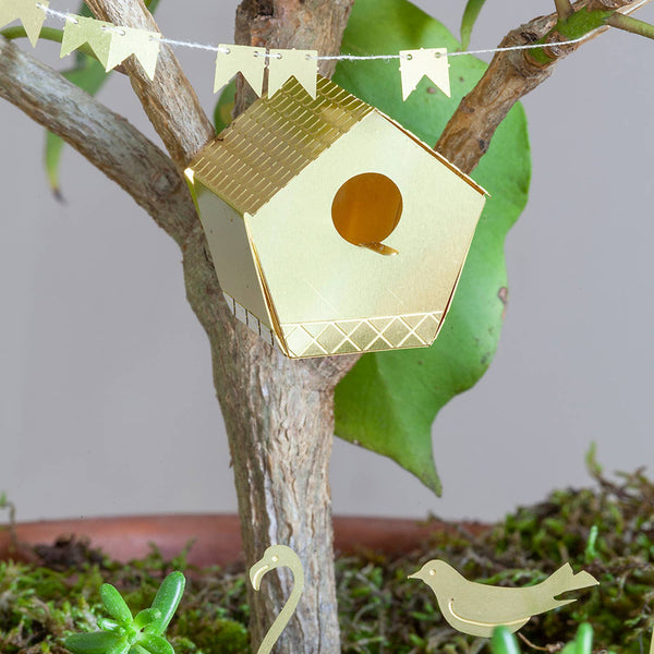 Tiny Birdhouse Houseplant Set - DIGS
