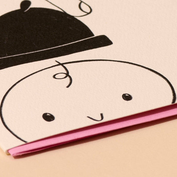 Tiny Hat New Baby Card - DIGS