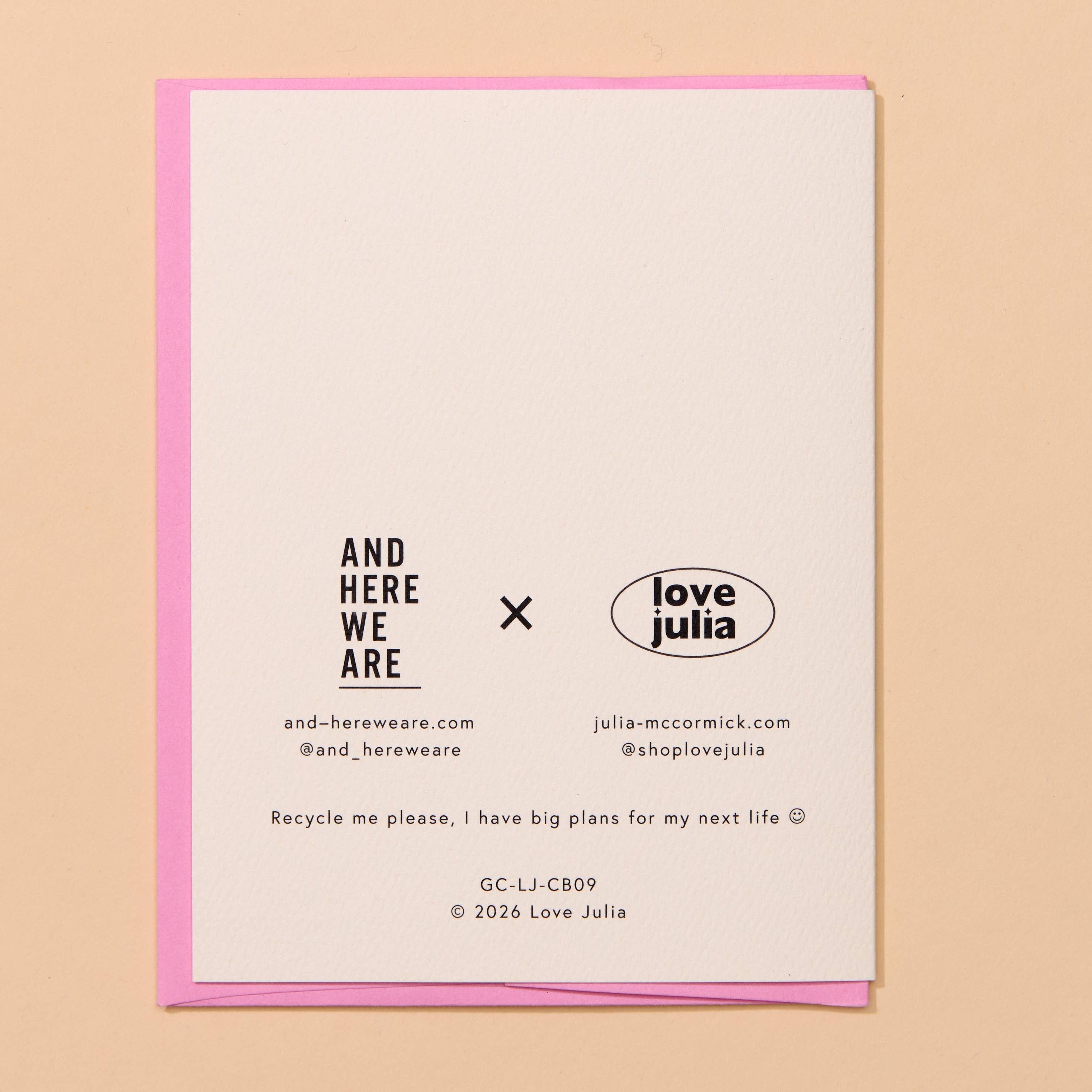 Tiny Hat New Baby Card - DIGS