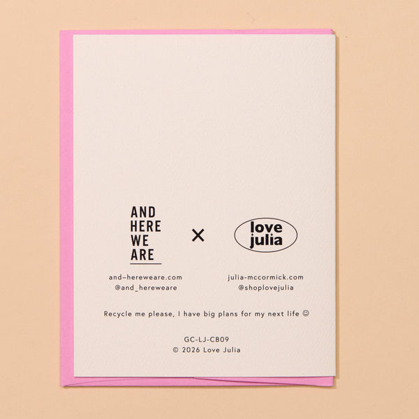 Tiny Hat New Baby Card - DIGS