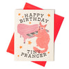 Tiny Prancer Cat Birthday Card - DIGS