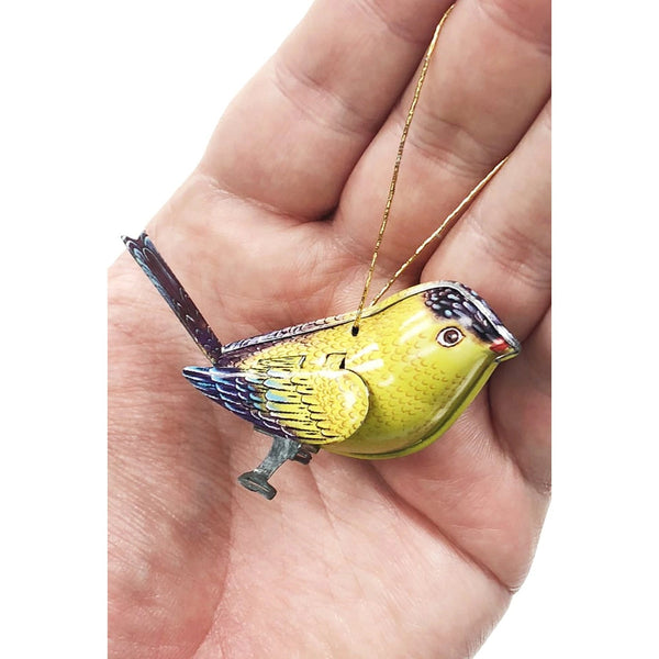 Tiny Tin Bird Ornament - DIGS