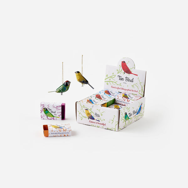 Tiny Tin Bird Ornament - DIGS