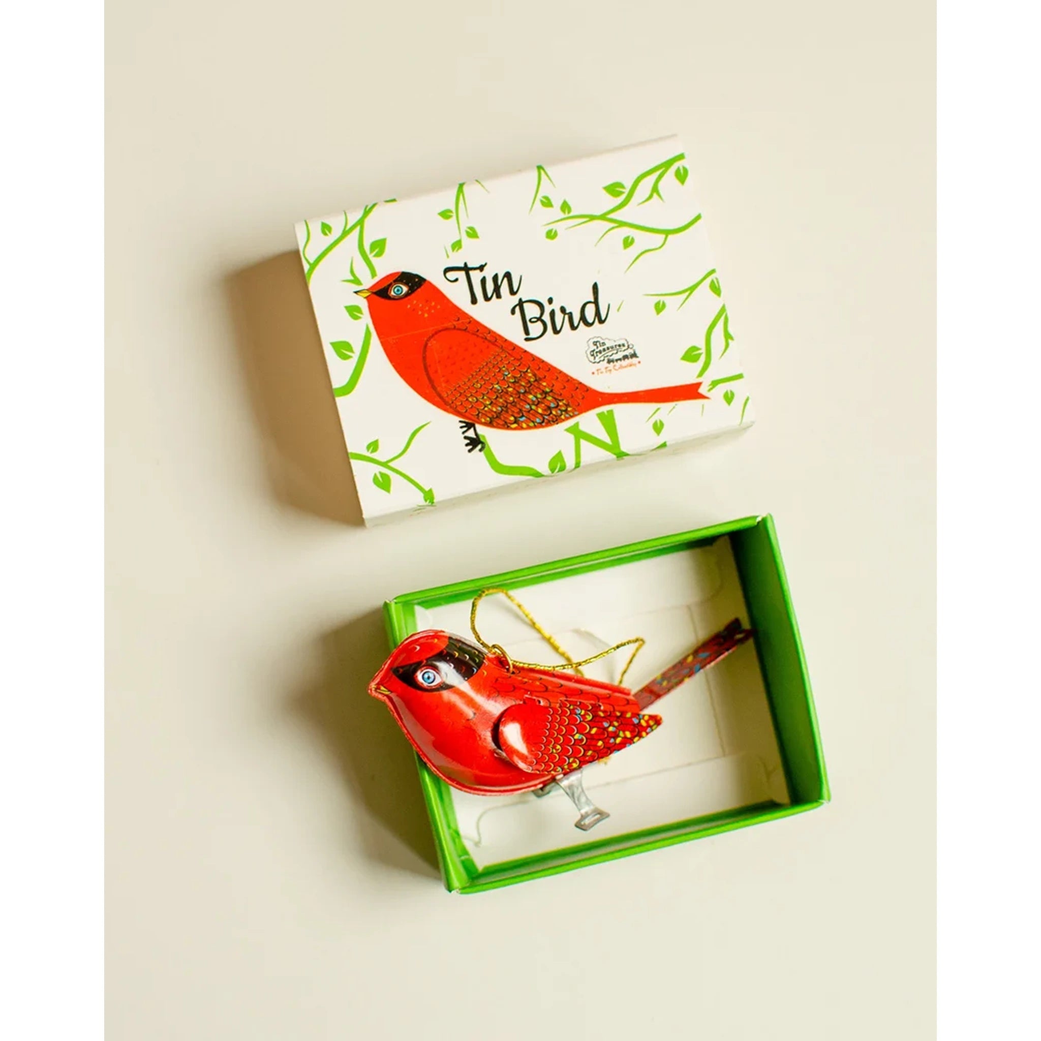 Tiny Tin Bird Ornament - DIGS