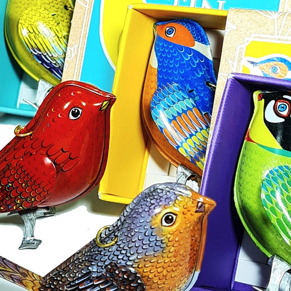 Tiny Tin Bird Ornament - DIGS