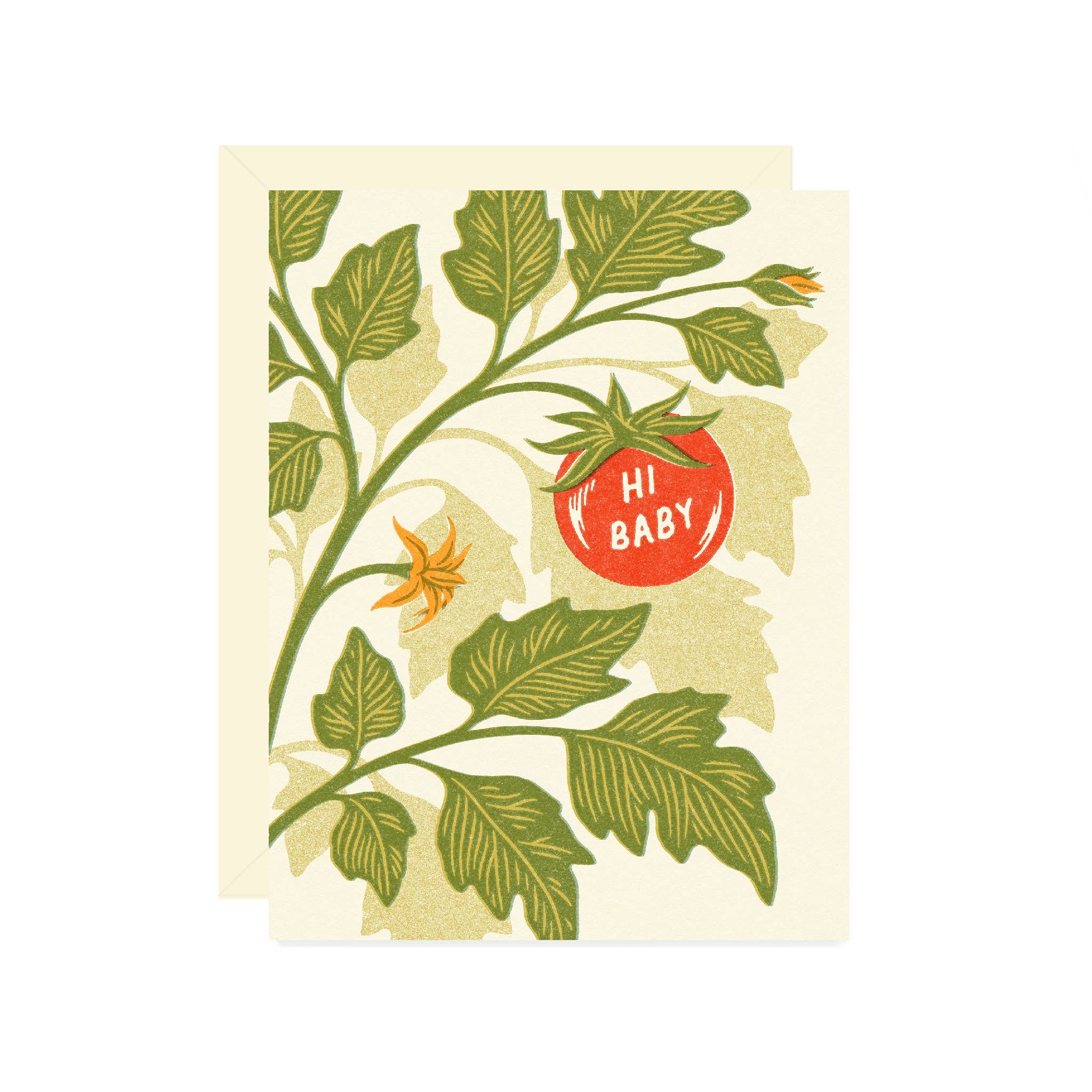 Tiny Tomato Baby Card - DIGS