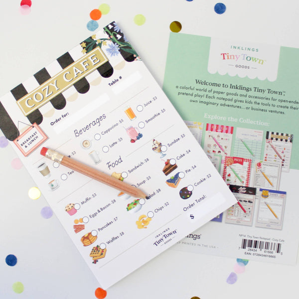 Tiny Town Play Notepad - Cozy Cafe - DIGS