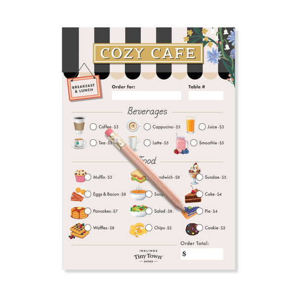 Tiny Town Play Notepad - Cozy Cafe - DIGS