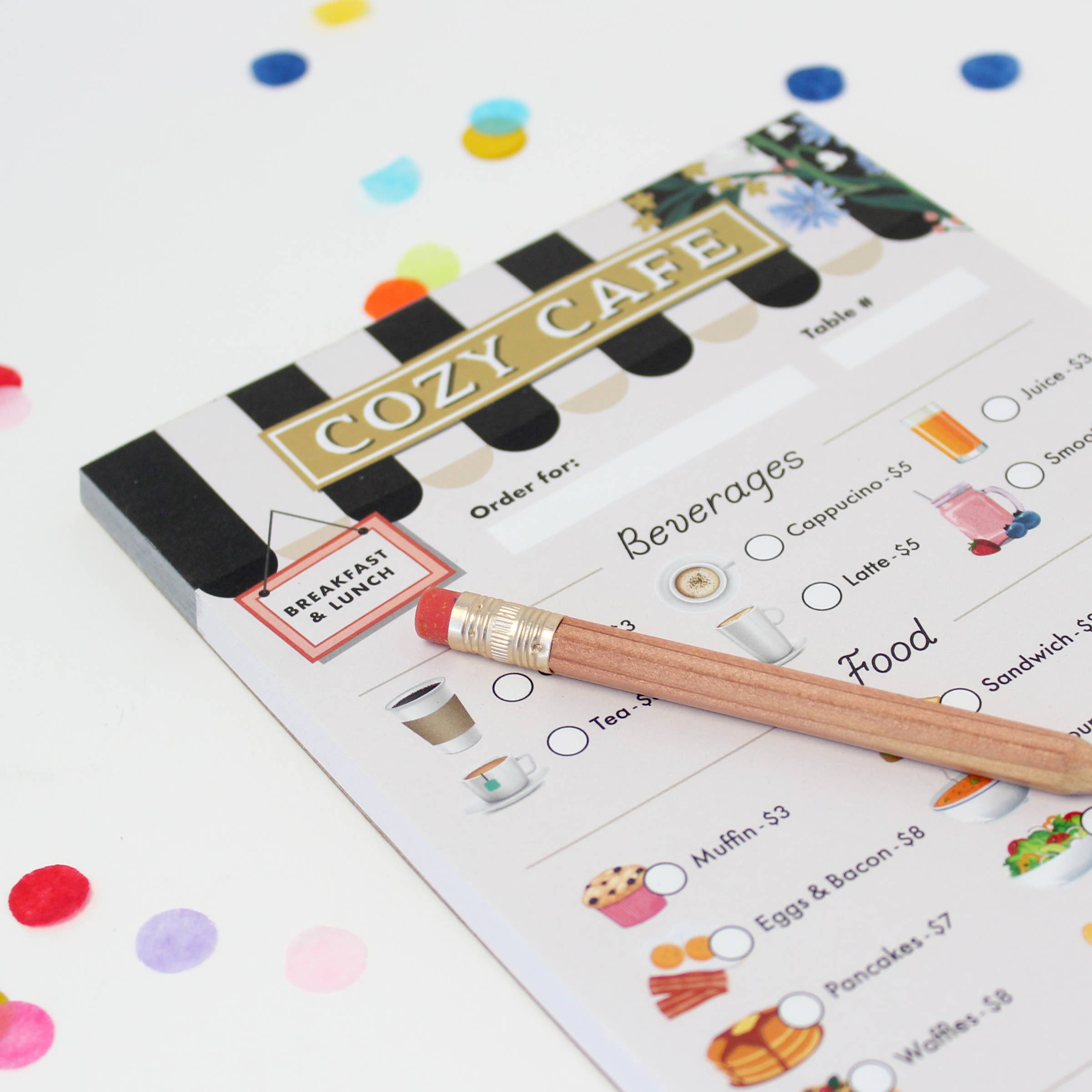 Tiny Town Play Notepad - Cozy Cafe - DIGS