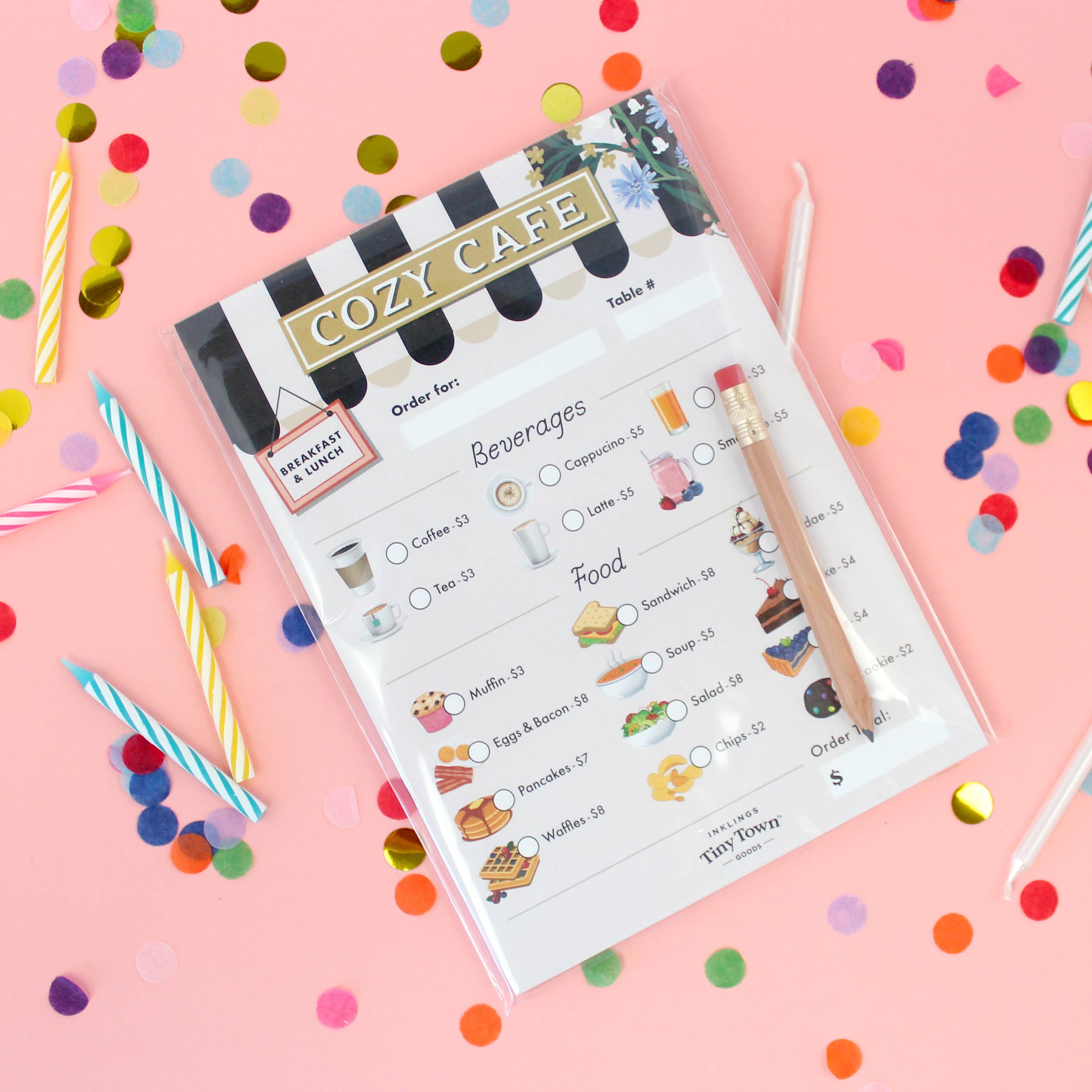 Tiny Town Play Notepad - Cozy Cafe - DIGS