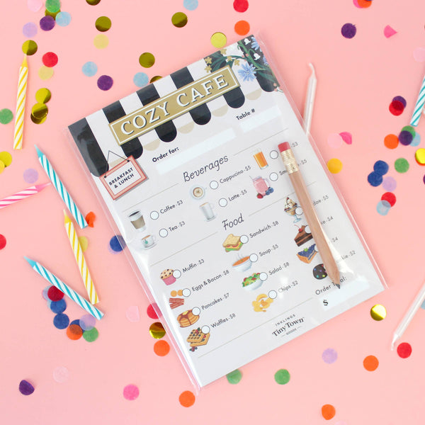 Tiny Town Play Notepad - Cozy Cafe - DIGS