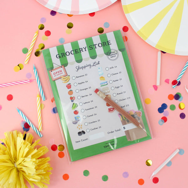 Tiny Town Play Notepad - Grocery Store - DIGS