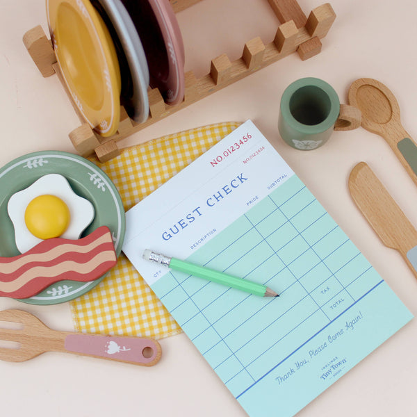 Tiny Town Play Notepad - Guest Check - DIGS