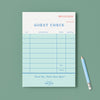 Tiny Town Play Notepad - Guest Check - DIGS