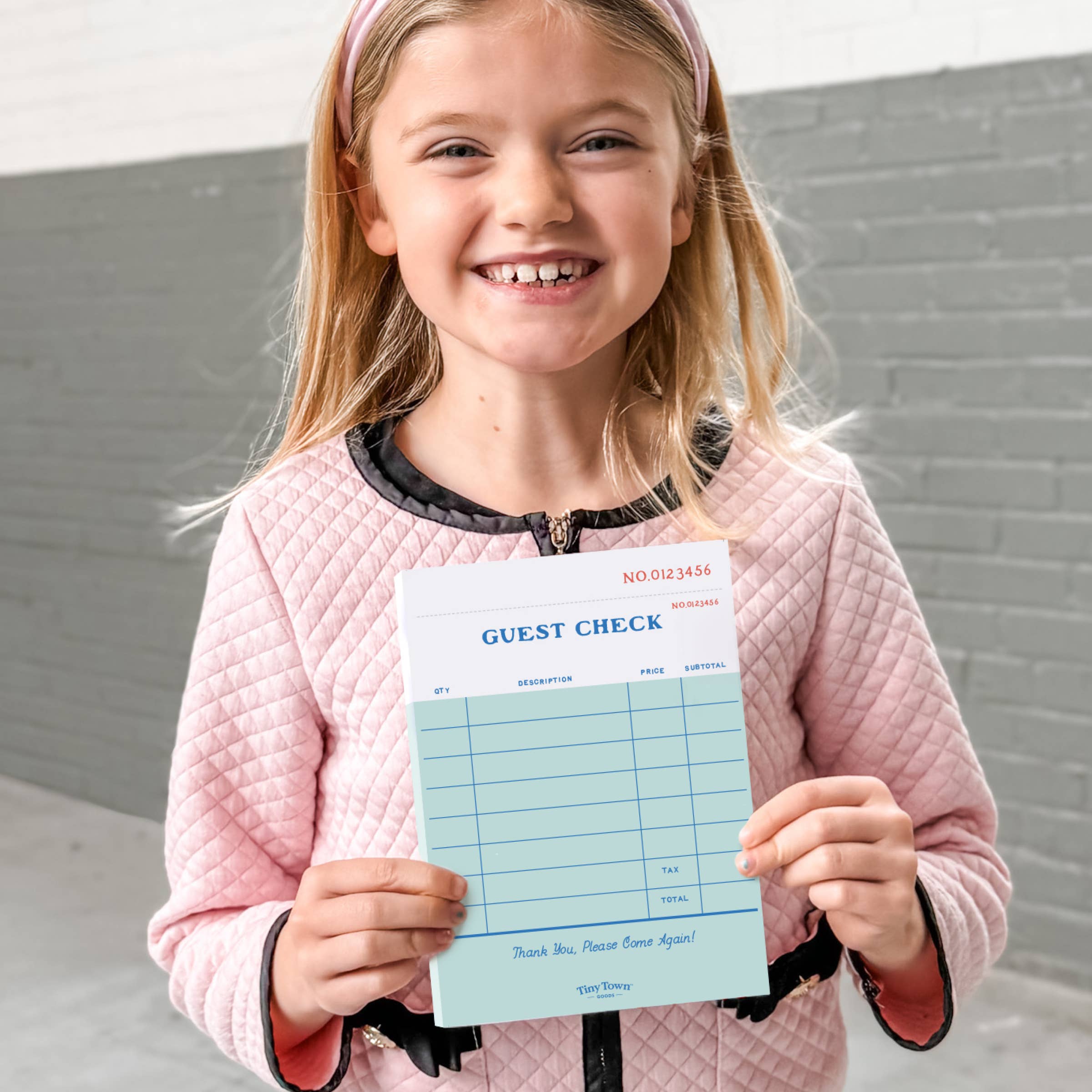 Tiny Town Play Notepad - Guest Check - DIGS