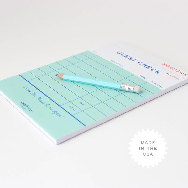 Tiny Town Play Notepad - Guest Check - DIGS
