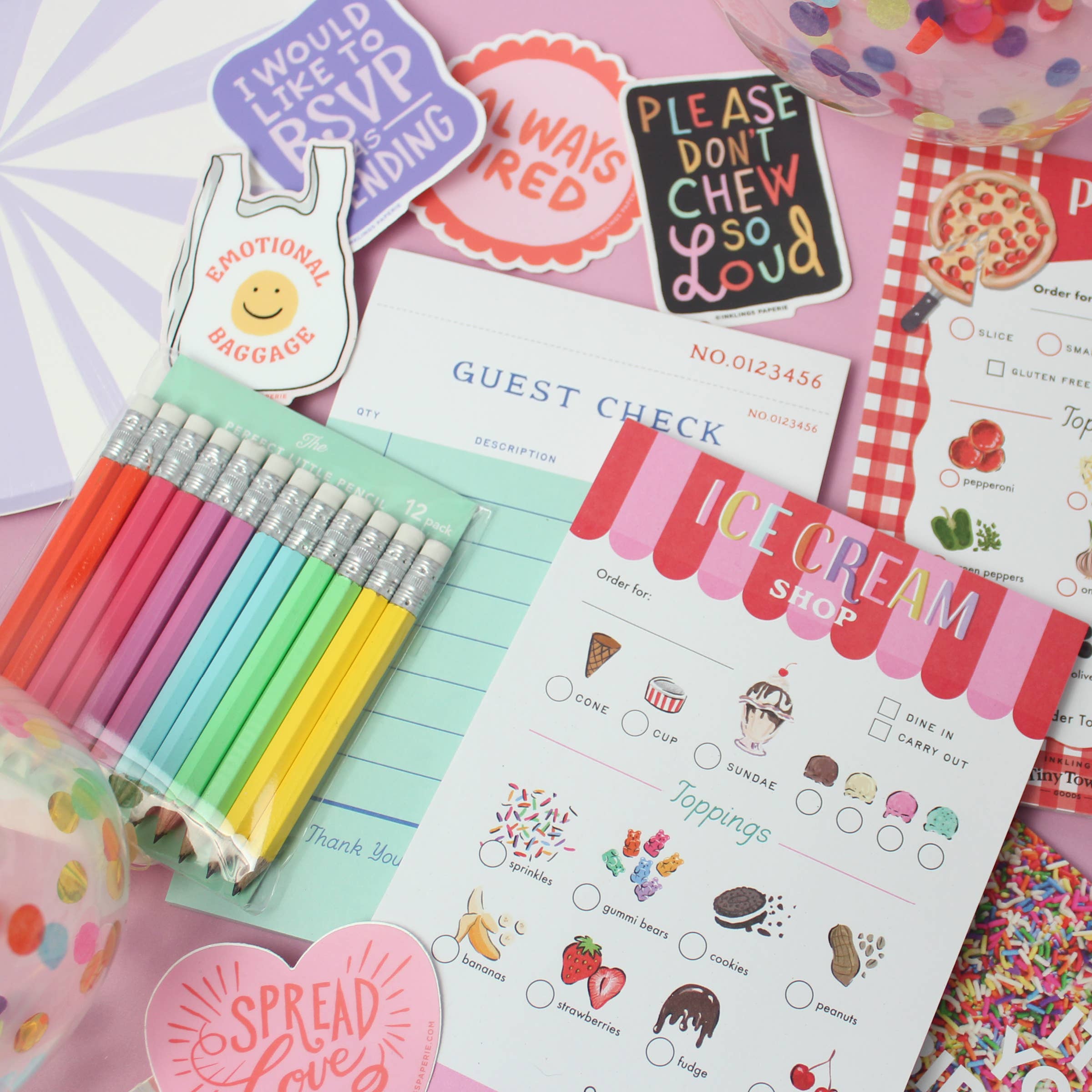 Tiny Town Play Notepad - Ice Cream Shop - DIGS