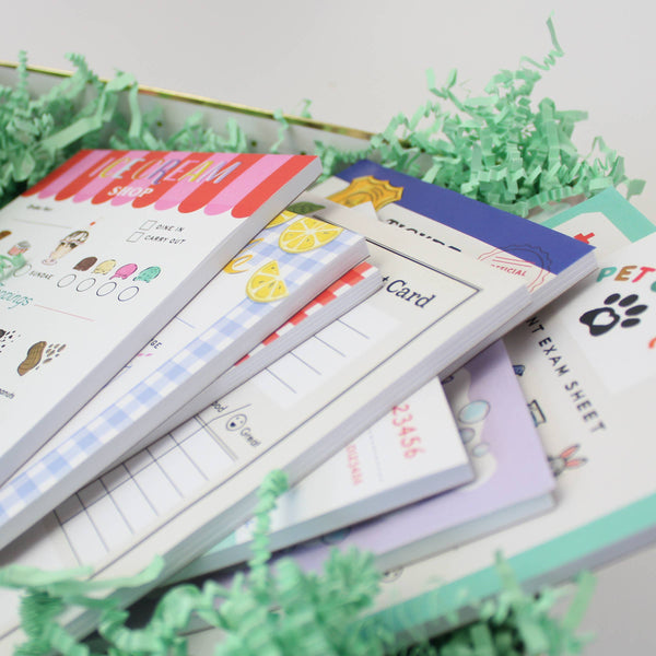 Tiny Town Play Notepad - Ice Cream Shop - DIGS