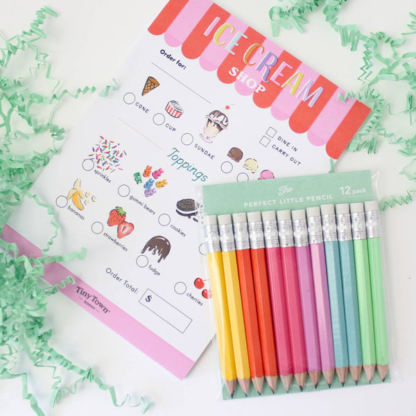 Tiny Town Play Notepad - Ice Cream Shop - DIGS