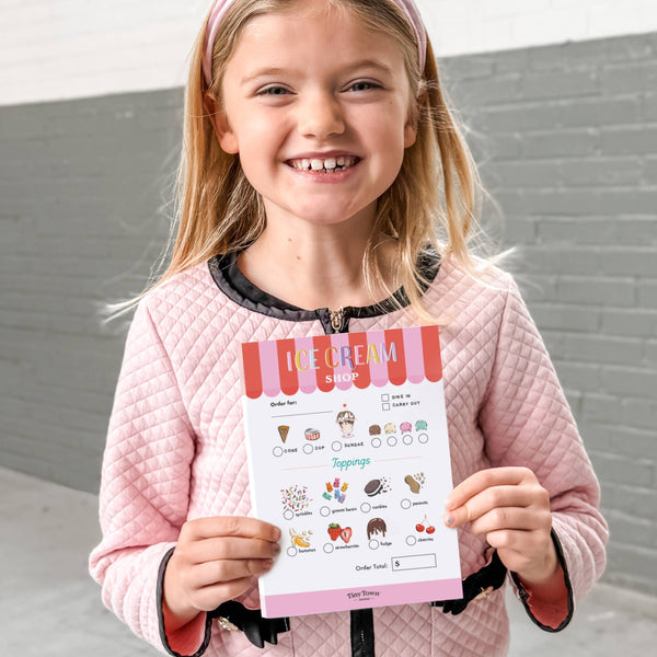 Tiny Town Play Notepad - Ice Cream Shop - DIGS