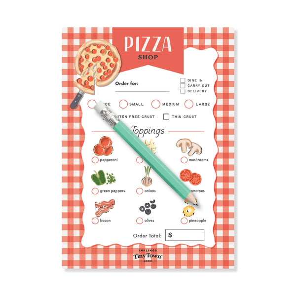 Tiny Town Play Notepad - Pizza Shop - DIGS