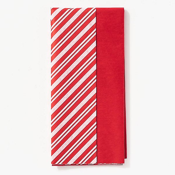 Tissue Paper Dual Pack: Peppermint and Red