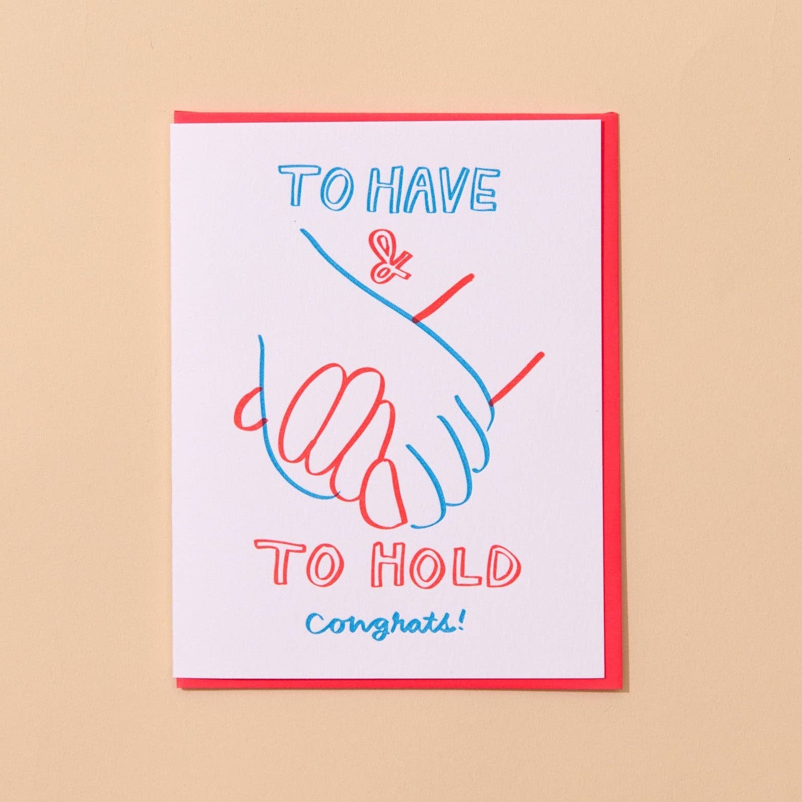 To Have & To Hold Wedding Card - DIGS