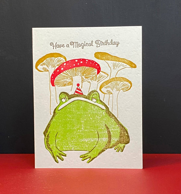 Toad Magical Birthday Card - DIGS