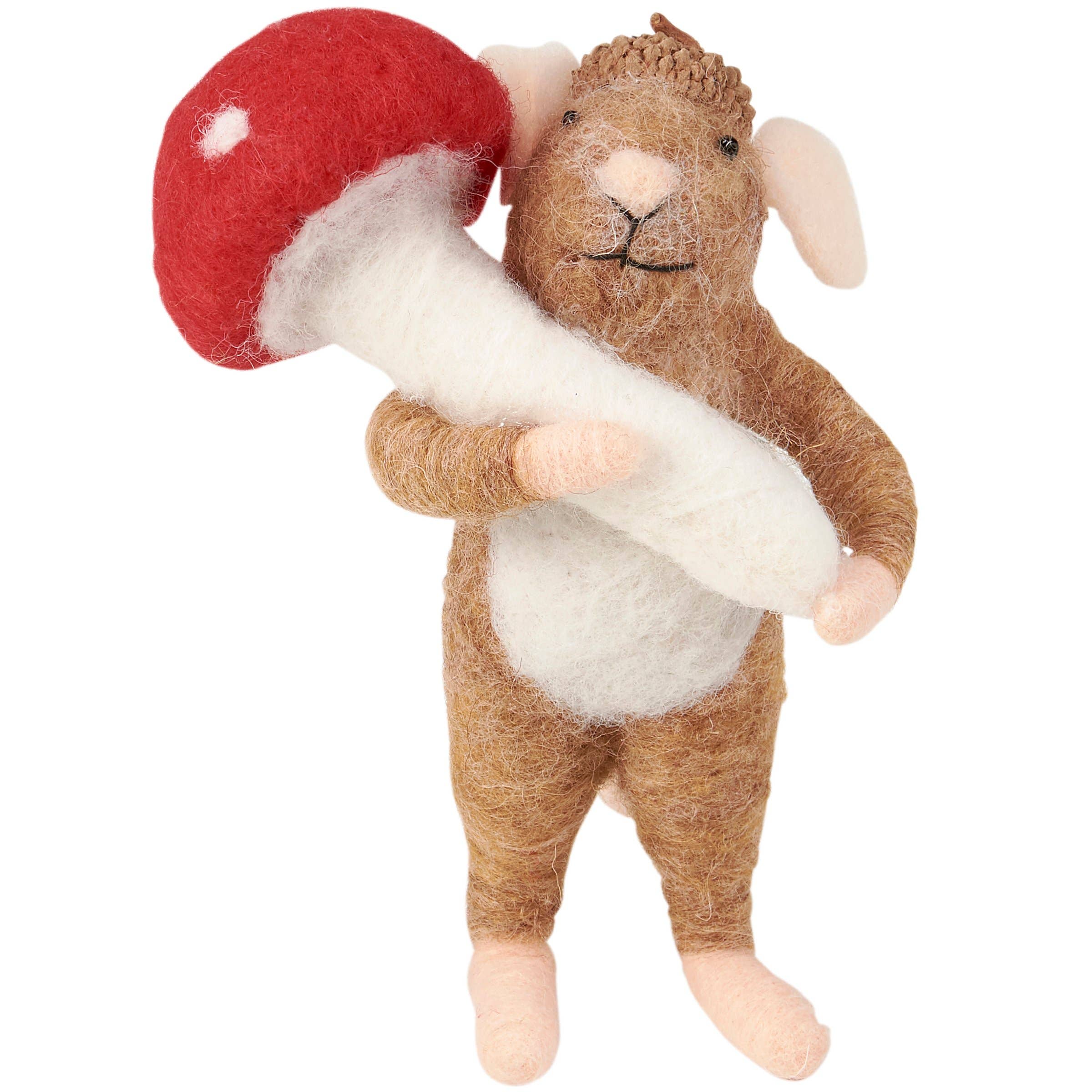 Toadstool Mouse Ornament - DIGS