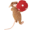 Toadstool Mouse Ornament - DIGS