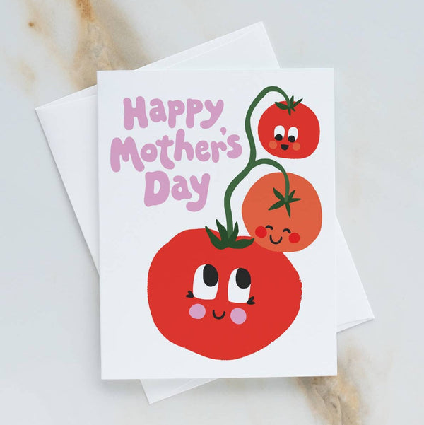 Tomato Family Mother's Day Card - DIGS
