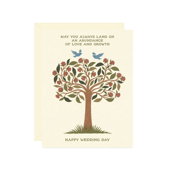 Tree of Love Wedding Card - DIGS