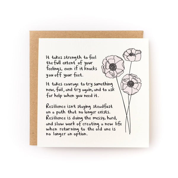 True Resilience Sympathy Card - DIGS
