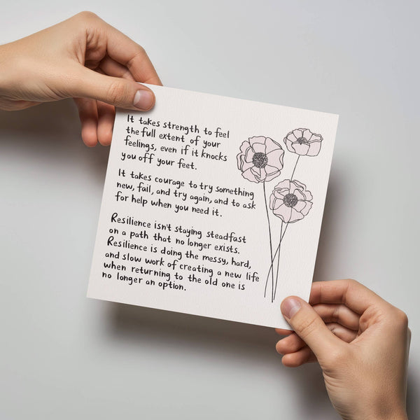 True Resilience Sympathy Card - DIGS