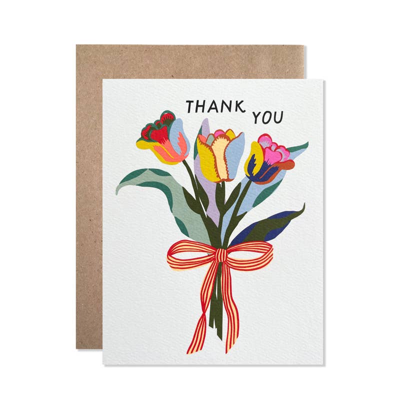 Tulips Thank You Card - DIGS
