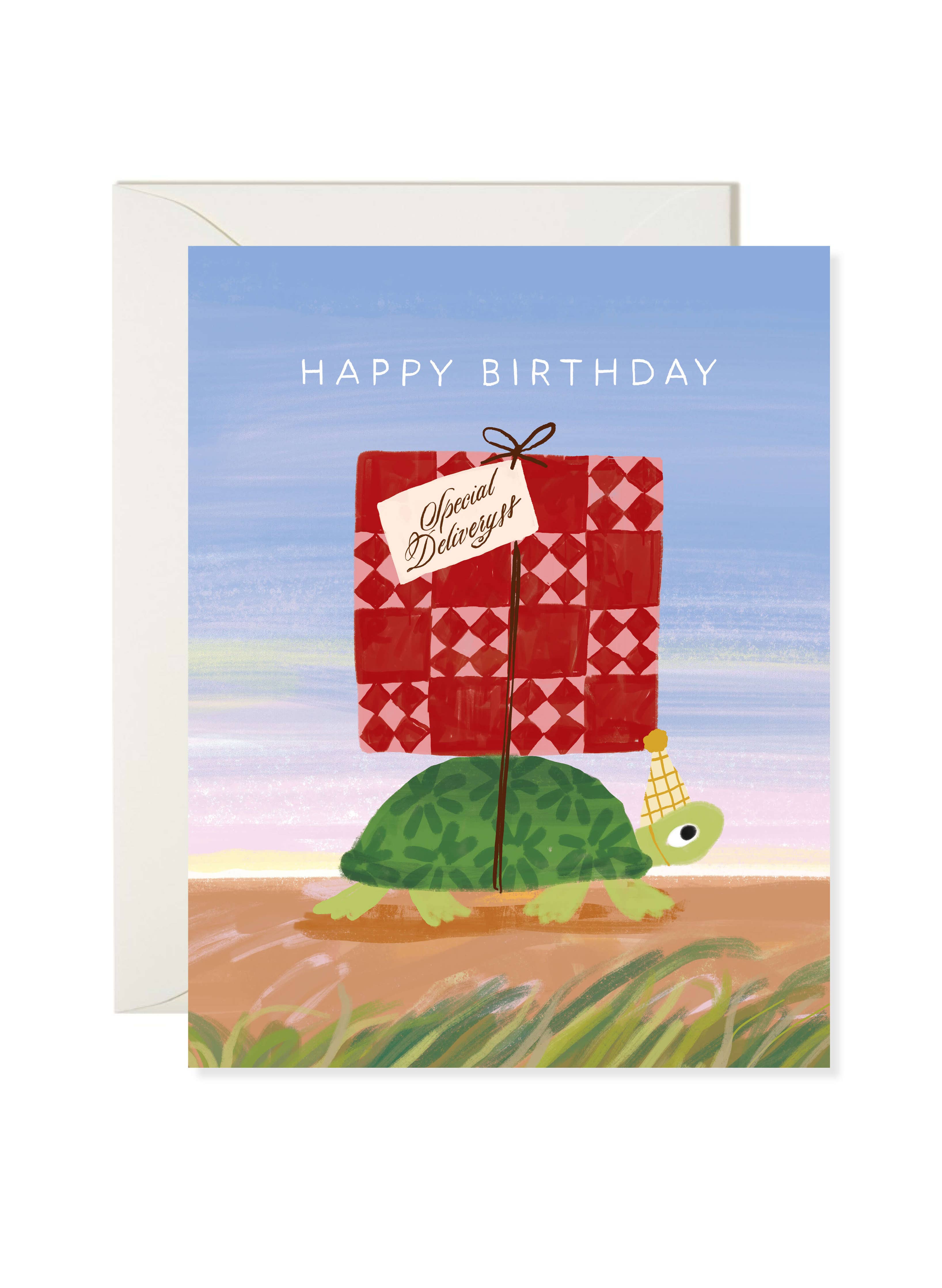 Turtle Delivery Birthday Card - DIGS