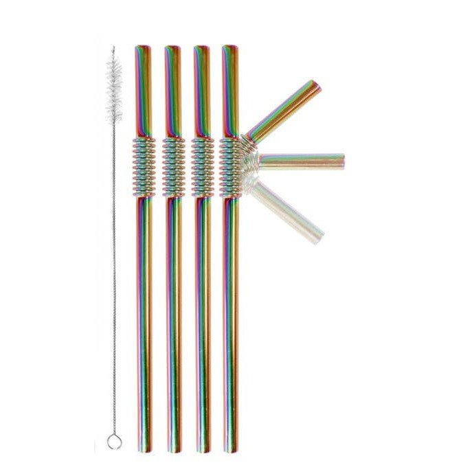 Turtleneck Stainless Steel Bendable Straws - DIGS