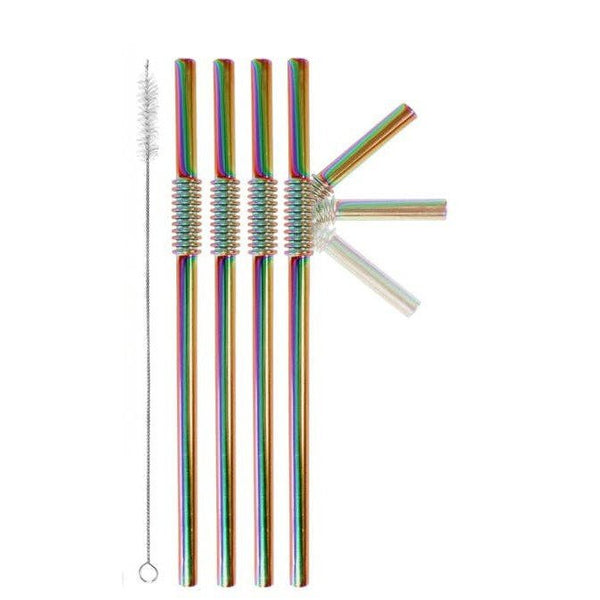 Turtleneck Stainless Steel Bendable Straws - DIGS