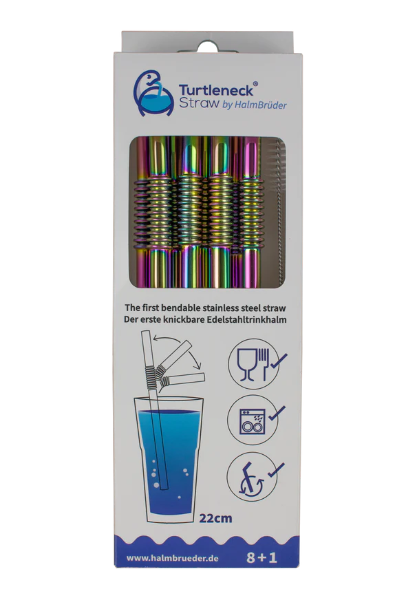 Turtleneck Stainless Steel Bendable Straws - DIGS