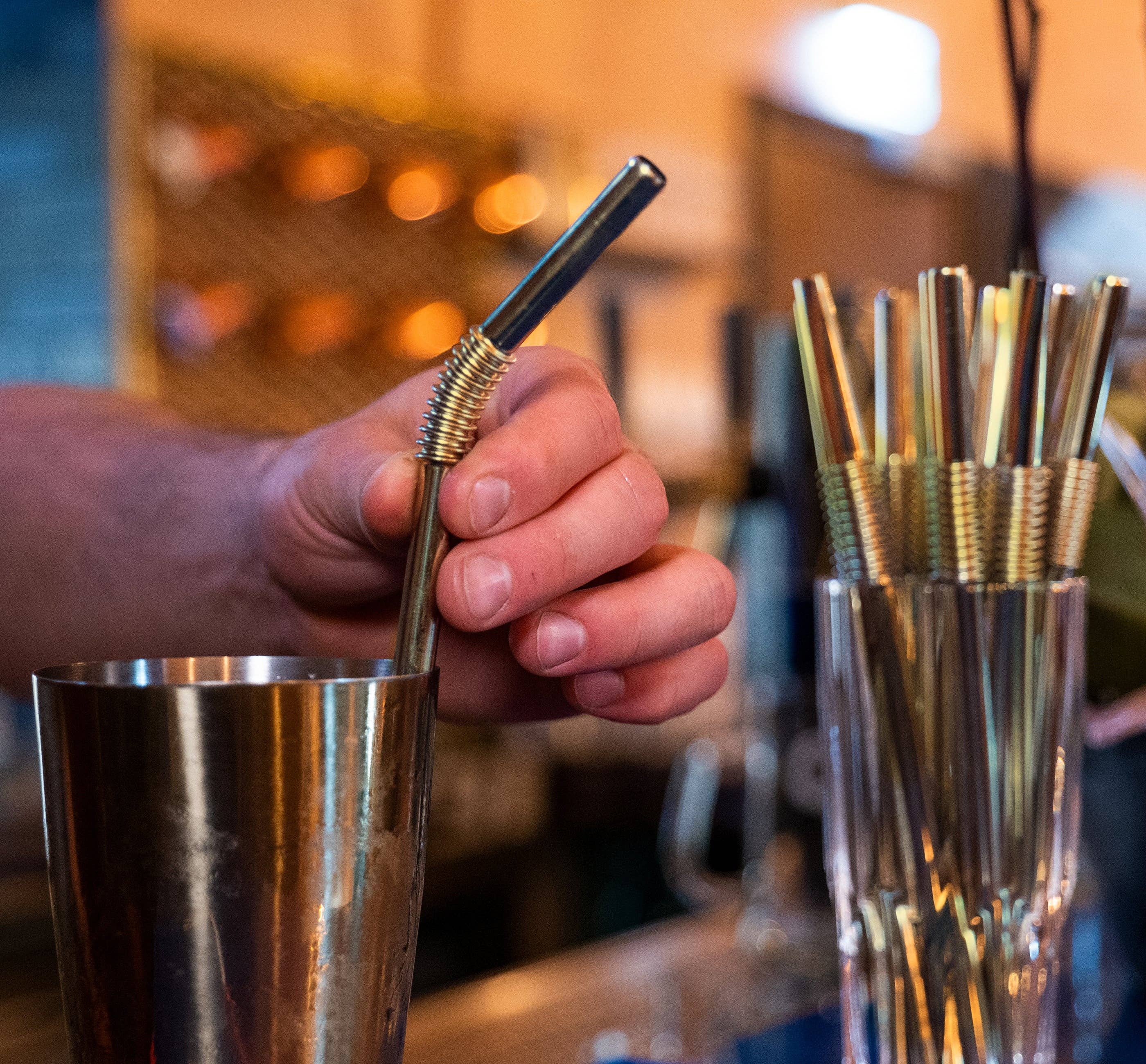 Turtleneck Stainless Steel Bendable Straws - DIGS