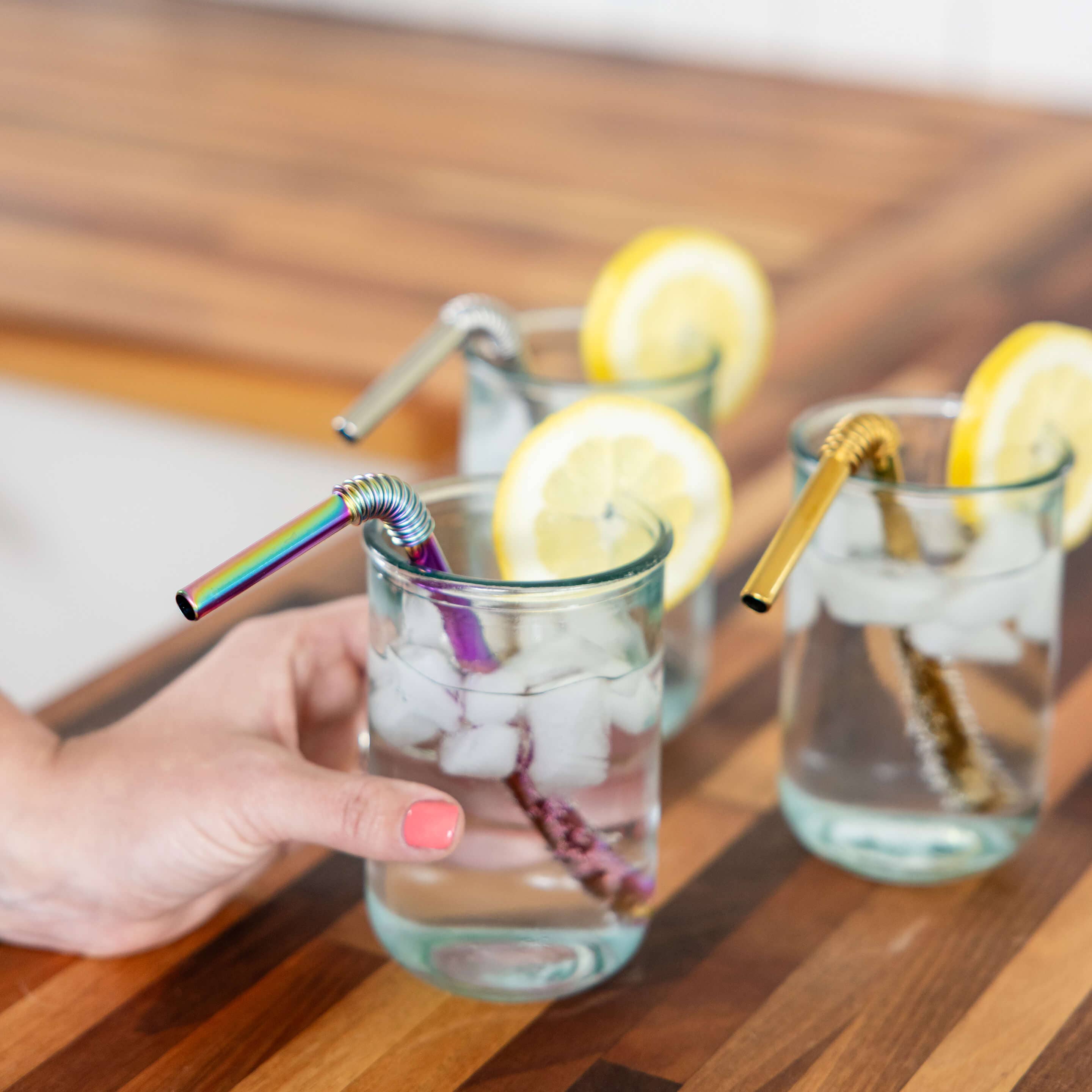 Turtleneck Stainless Steel Bendable Straws - DIGS