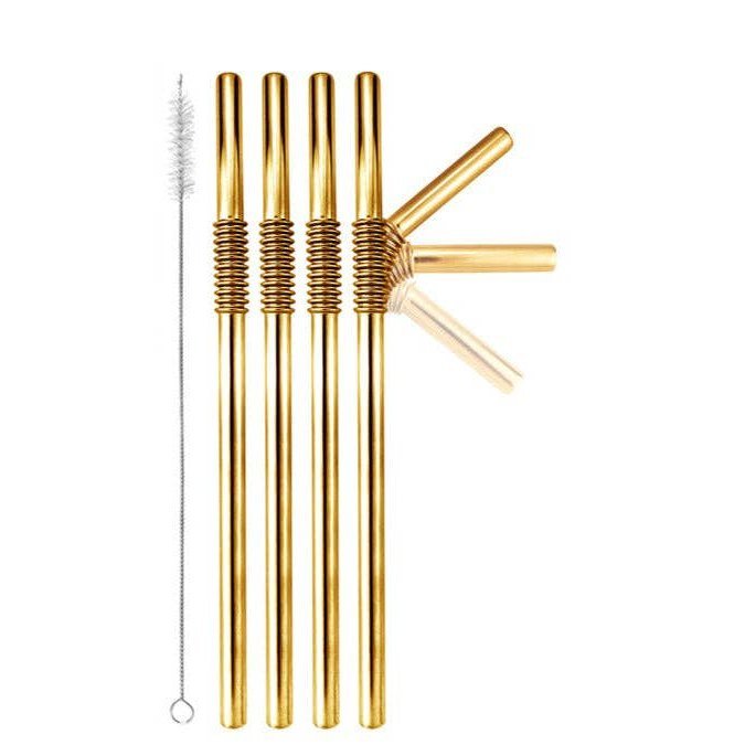 Turtleneck Stainless Steel Bendable Straws - DIGS
