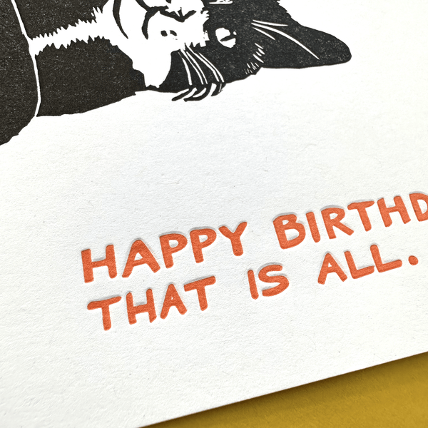 Tuxedo Cat Birthday Cat - DIGS