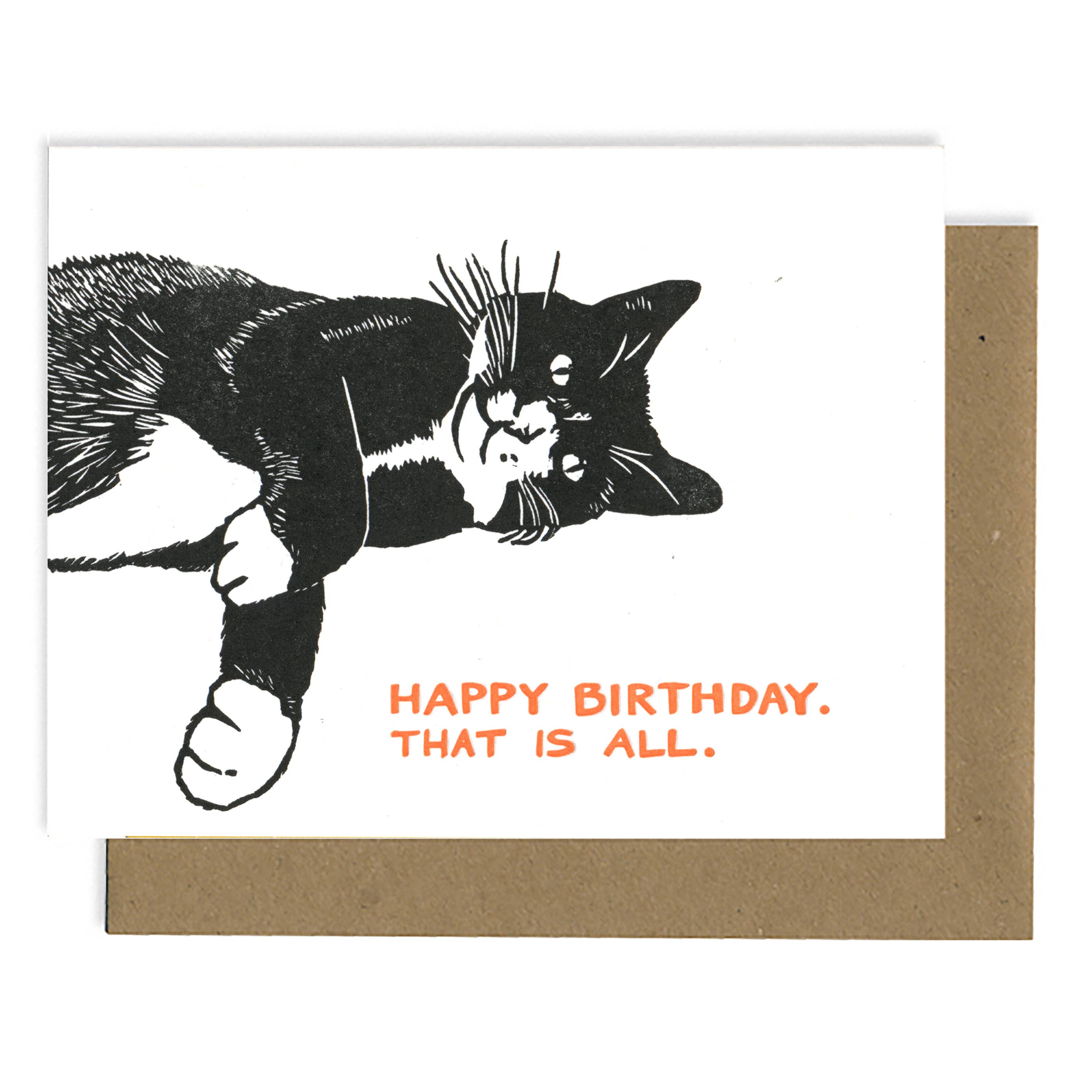 Tuxedo Cat Birthday Cat - DIGS