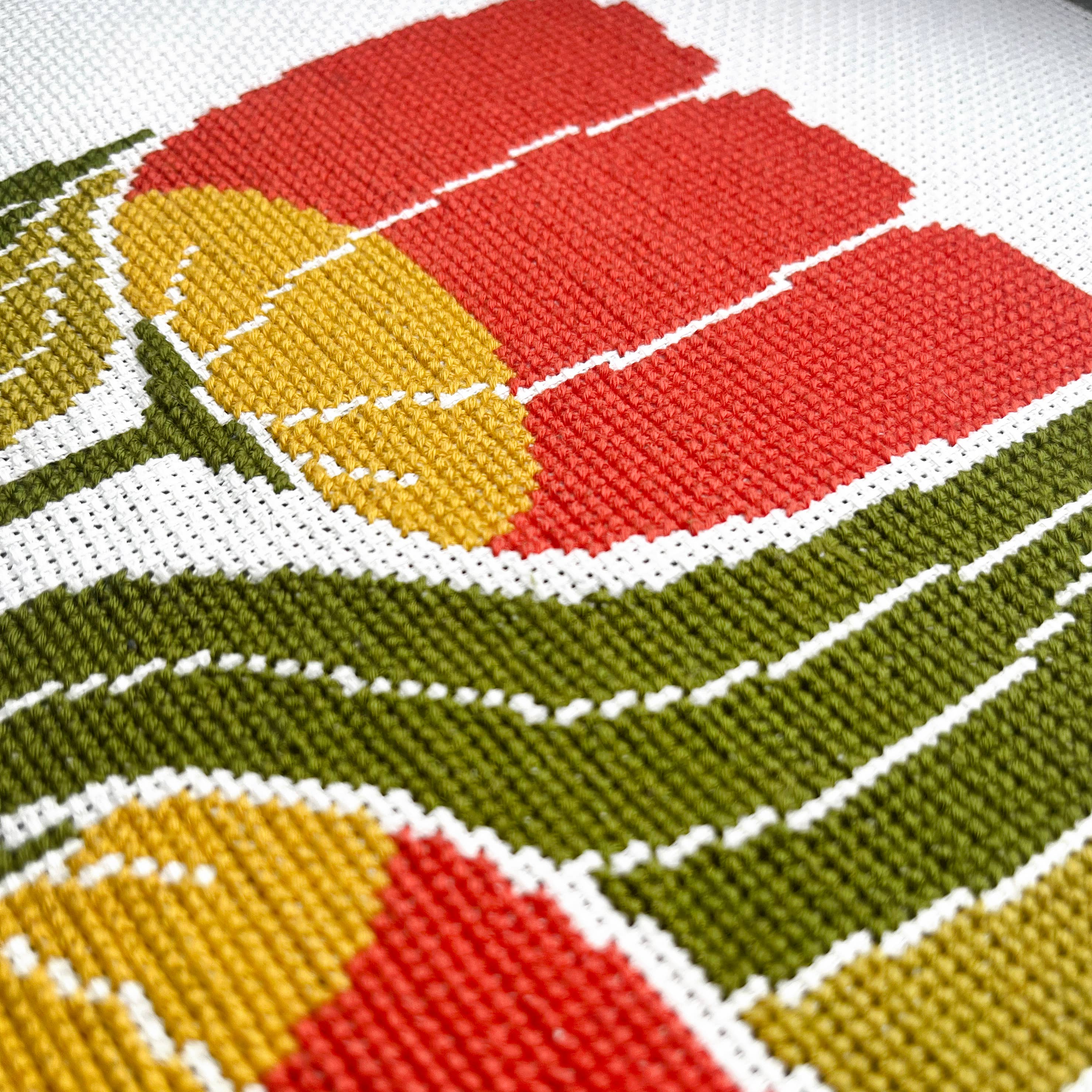 Twin Blooms Cross Stitch Kit  - DIGS