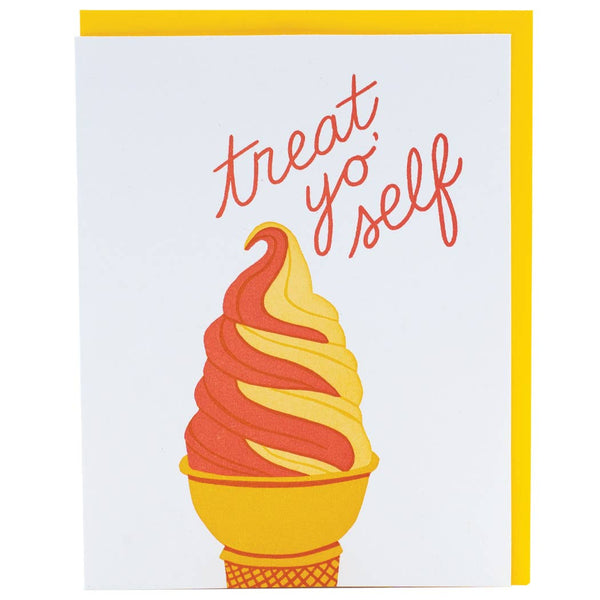 Twisty Froyo Cone Birthday Card - DIGS